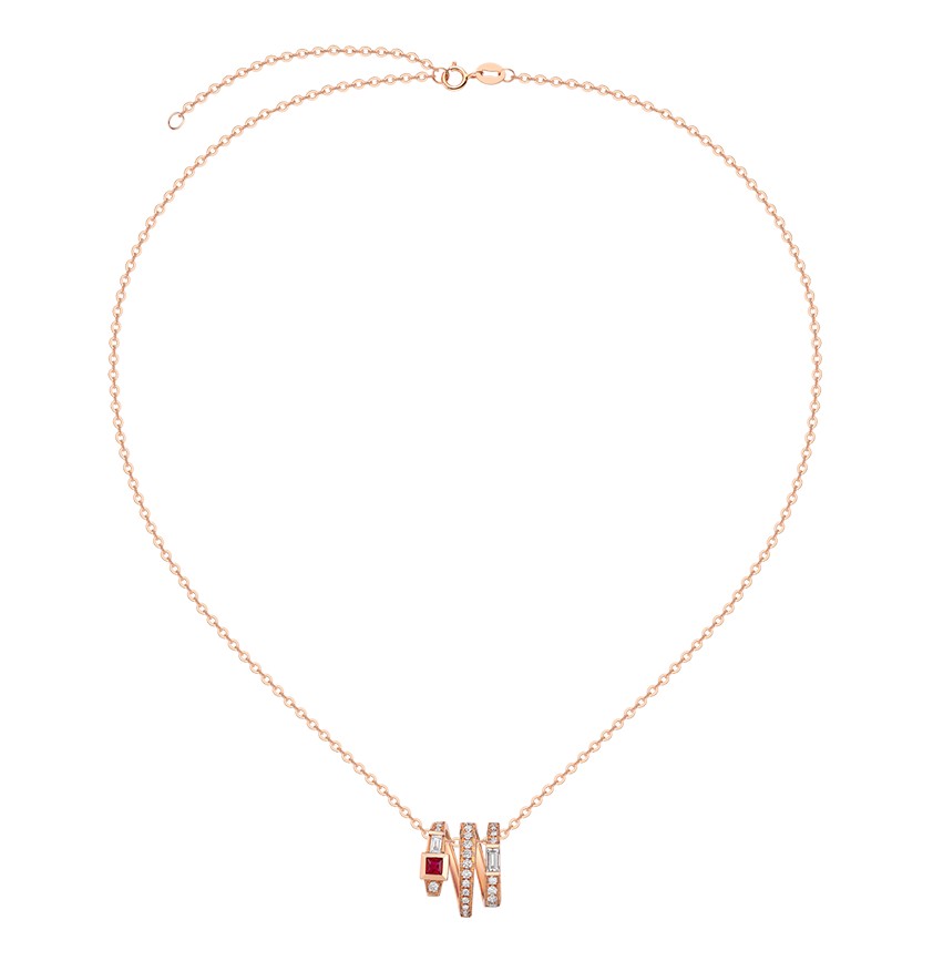 18K Gold Diamond Serpent's Metamorphosis Pendant - BYRDSTRÖM JEWELRY