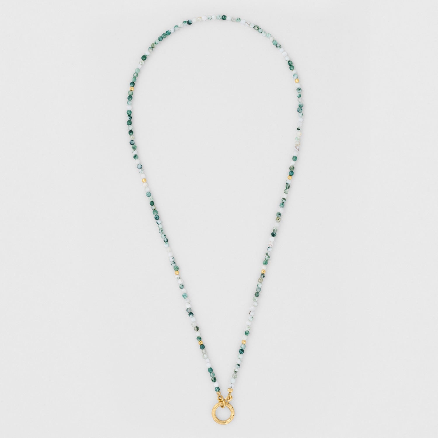 Water Grass Agate Necklace