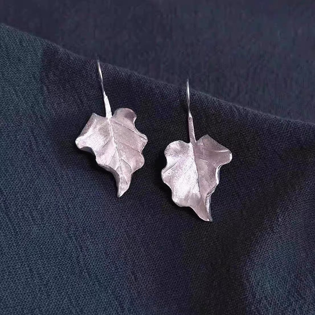 Handmade Vintage Leaf Earrings