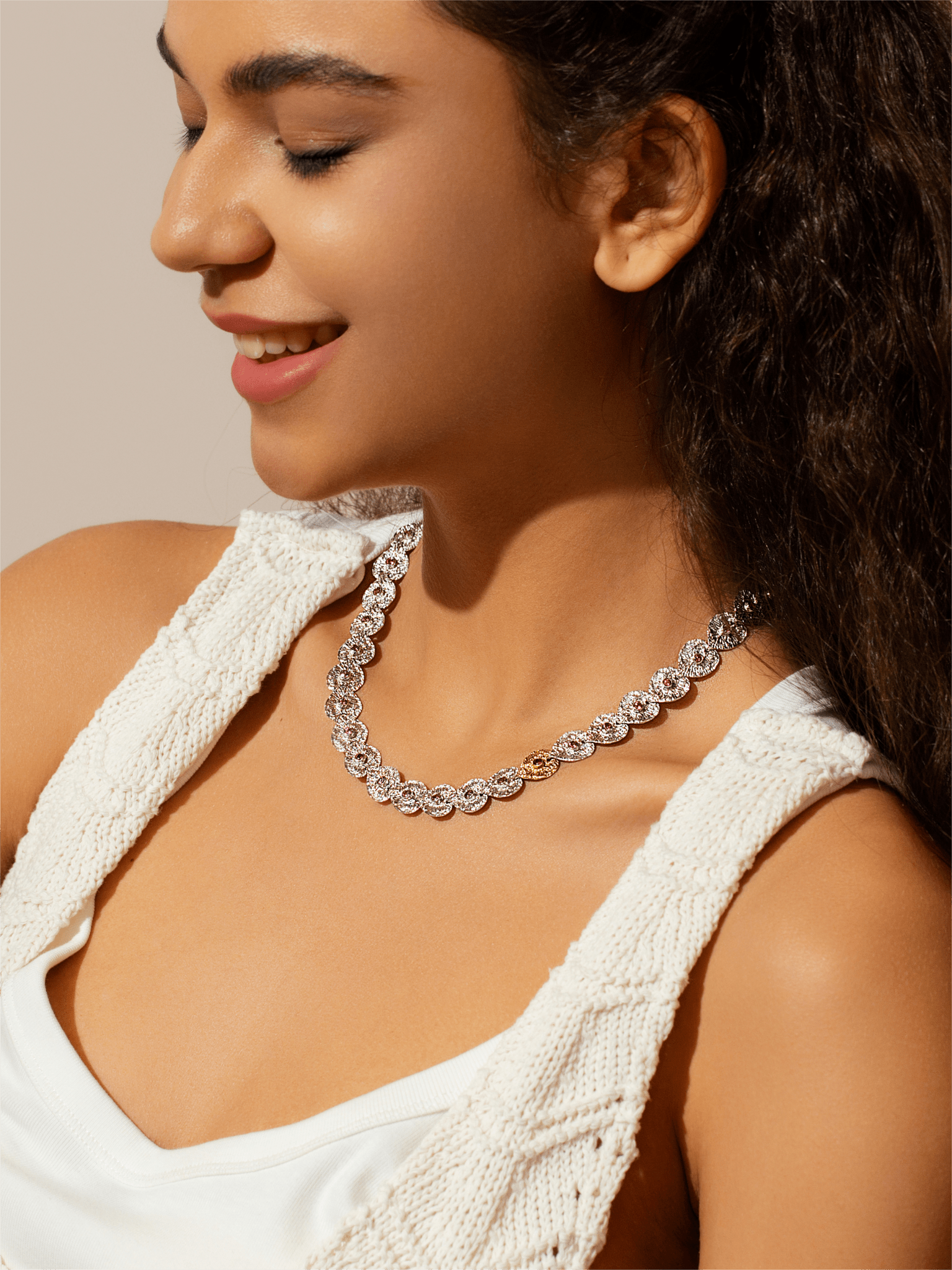 Liberty Elm Ruby 18K Gold&Silver Necklace - BYRDSTRÖM JEWELRY