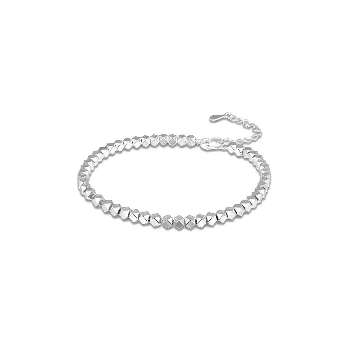 Silver Square Link Bracelet - BYRDSTRÖM JEWELRY