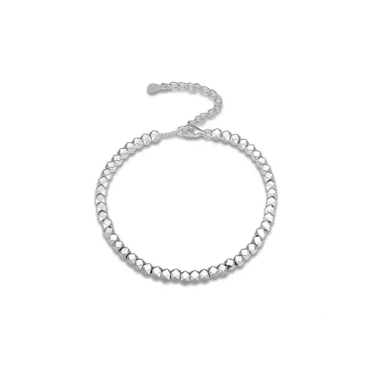 Silver Square Link Bracelet - BYRDSTRÖM JEWELRY