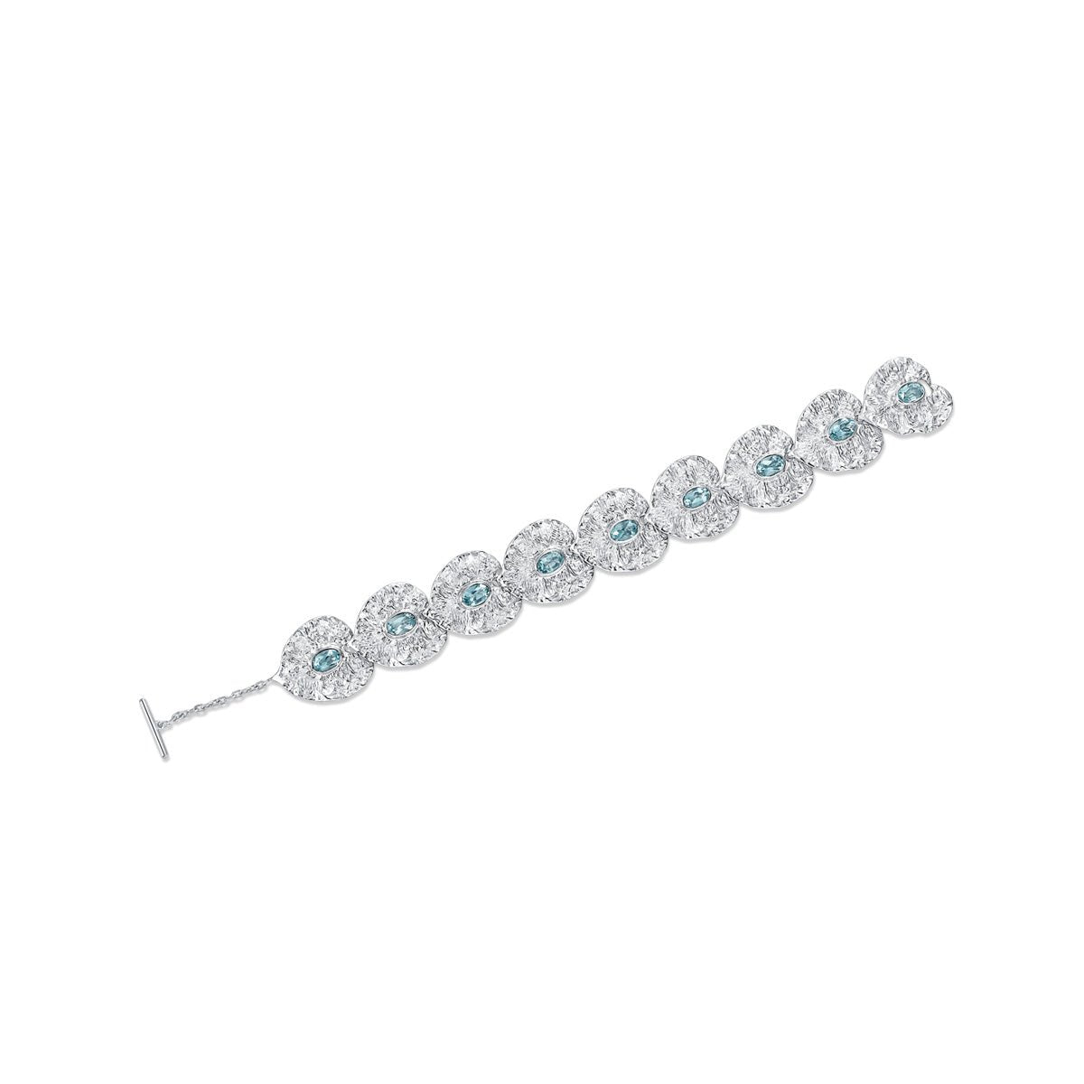 Topaz Silver Elm Bracelet - BYRDSTRÖM JEWELRY