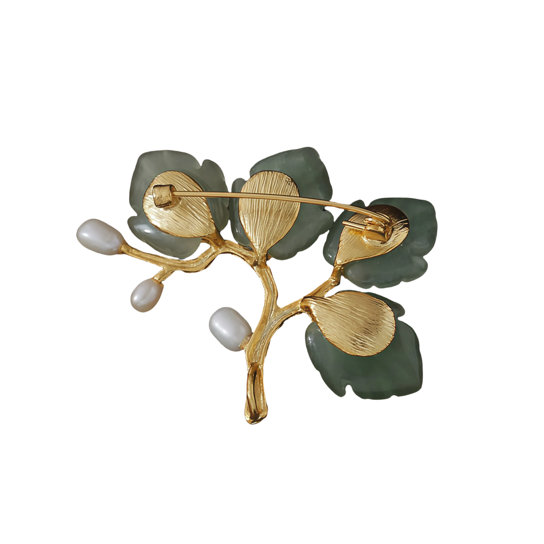 Aventurine Branch Brooch 