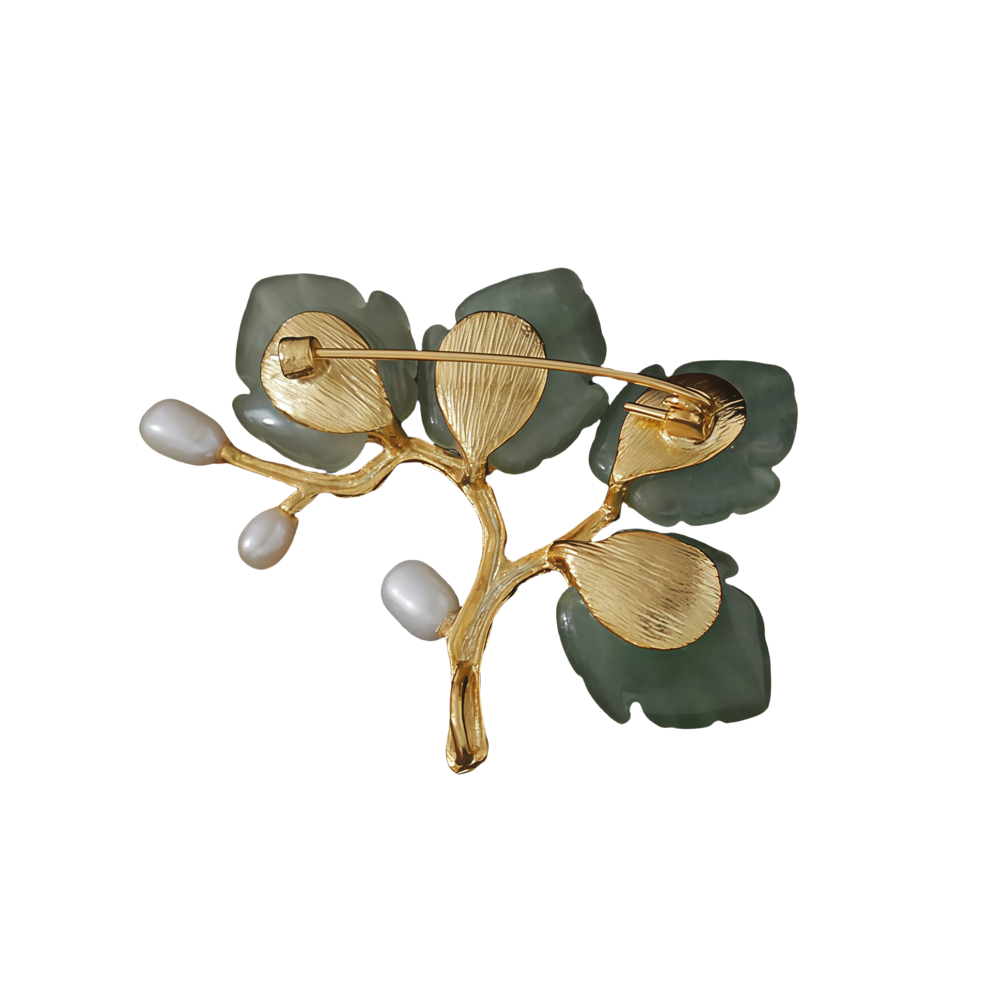 Aventurine Branch Brooch 