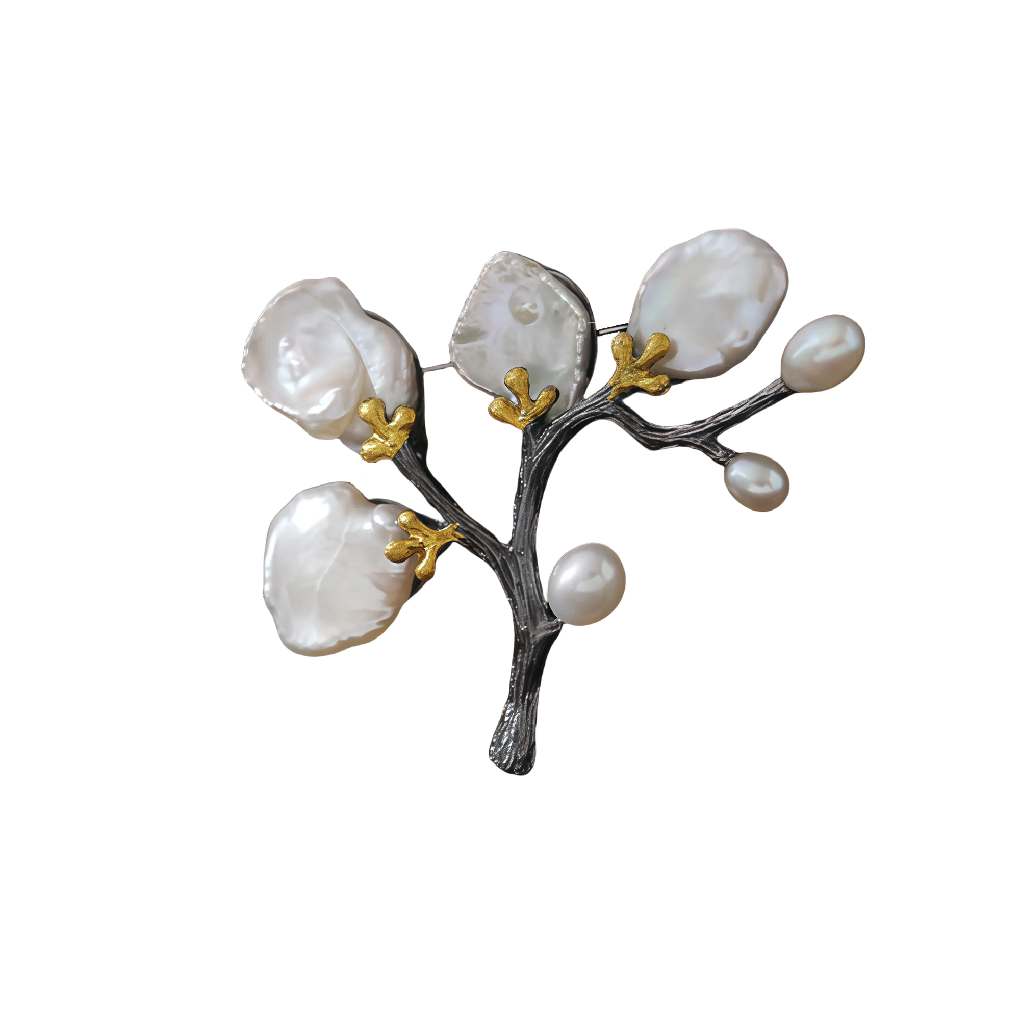 Pearl Branch Brooch