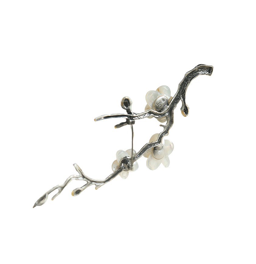 Plum Blossom Branch Brooch