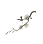 Plum Blossom Branch Brooch
