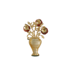 Sea Bamboo Coral Vase Brooch