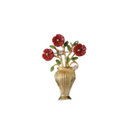 Sea Bamboo Coral Vase Brooch
