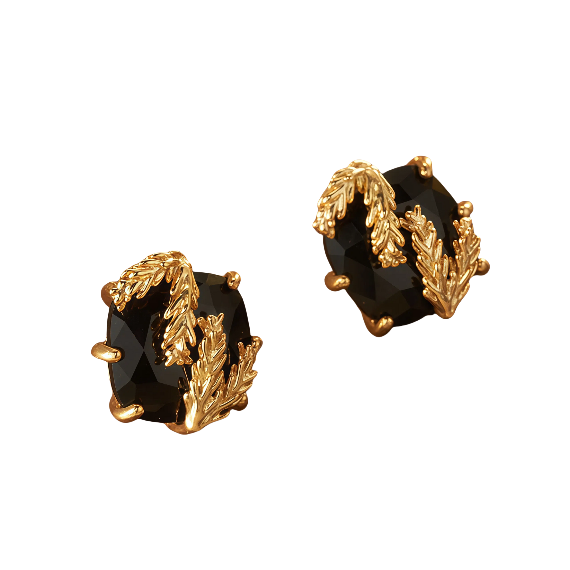 Gold-Plated Wheat Earrings