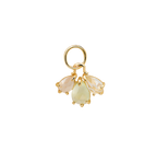 Silver Grape Stone Crystal Necklace