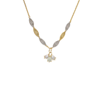 Silver Grape Stone Crystal Necklace