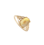 Transparent Rose Citrine Ring