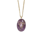 Multicolor Natural Stone and Zircon Pendant