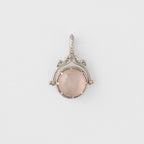 Orange Moonlight &amp; White Shell Reversible Necklace