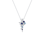 Polaris North Star Sapphire & Diamond 18K Gold Pendant - BYRDSTRÖM JEWELRY