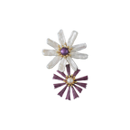 Baroque Pearl Daisy Brooch
