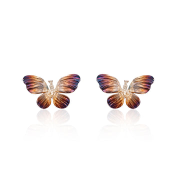 Butterfly Silver Earrings