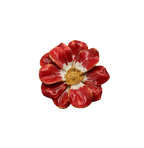 Brass Enamel Flower Brooch