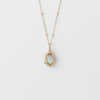 French Vintage Amazonite Convertible Pendant