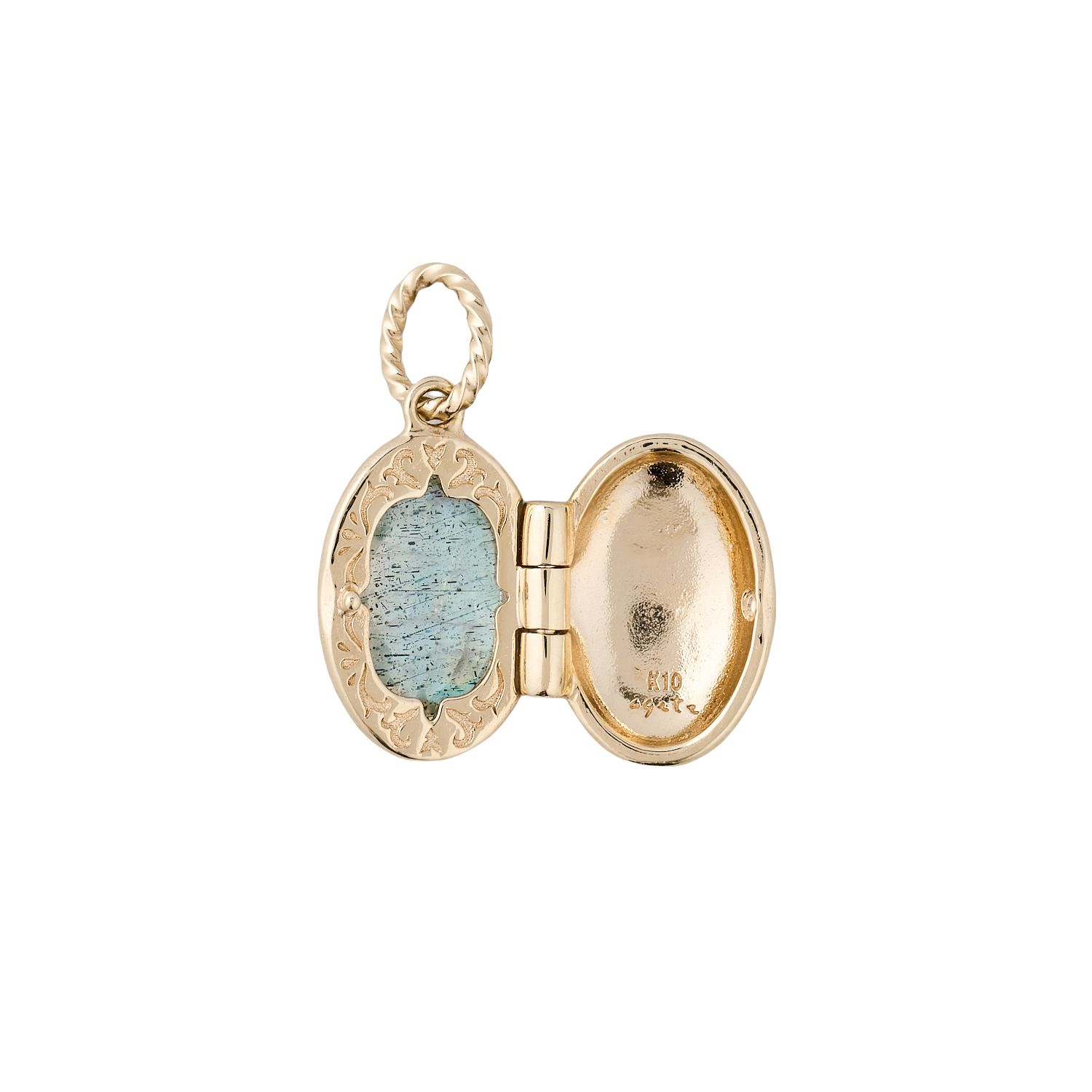 French Vintage Amazonite Convertible Pendant
