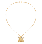 Silver & Sapphire Ghost Pendant