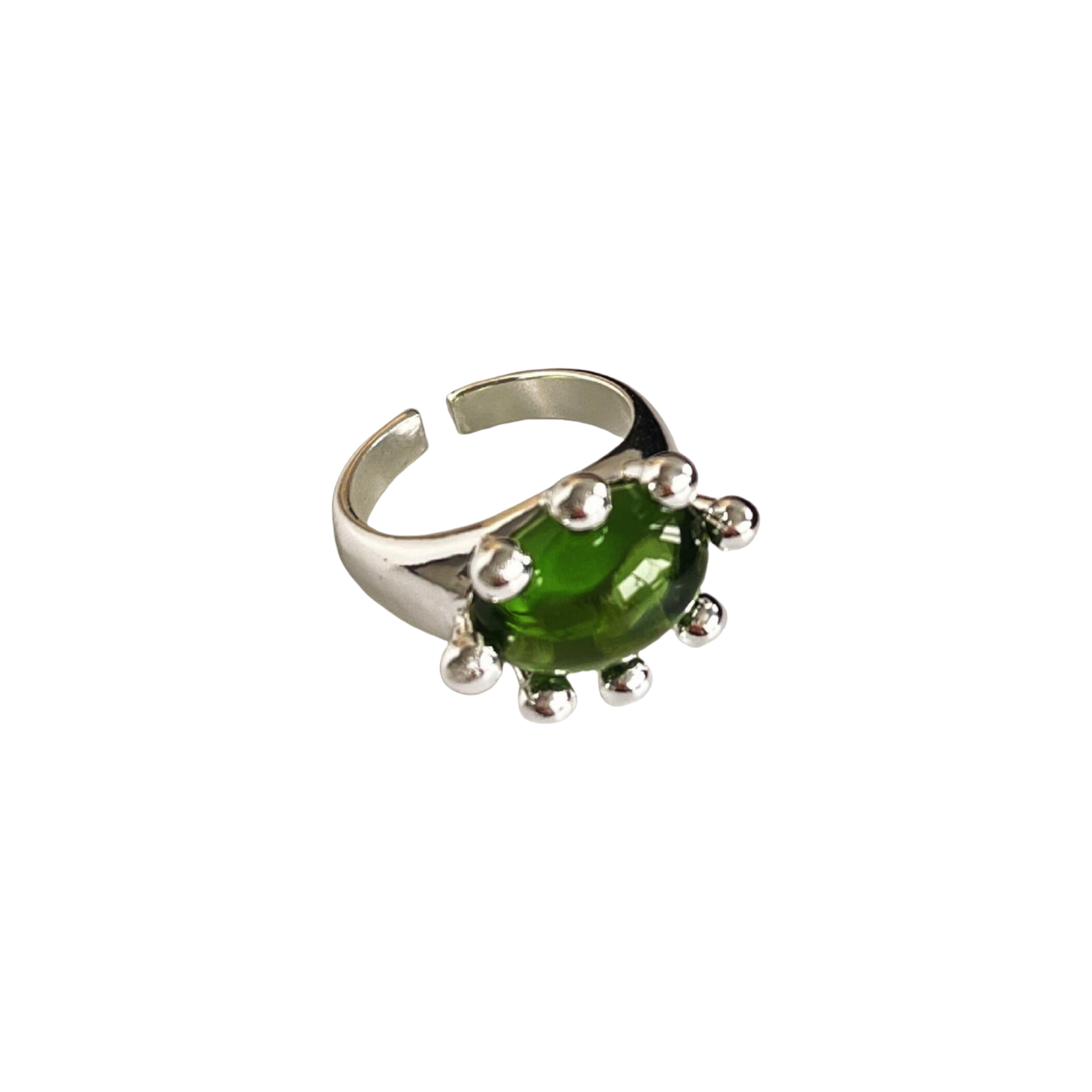 Vintage Multicolor Glass Ring