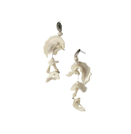 Baroque Shell and Freshwater Pearl Earrings