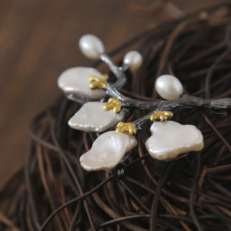 Pearl Branch Brooch