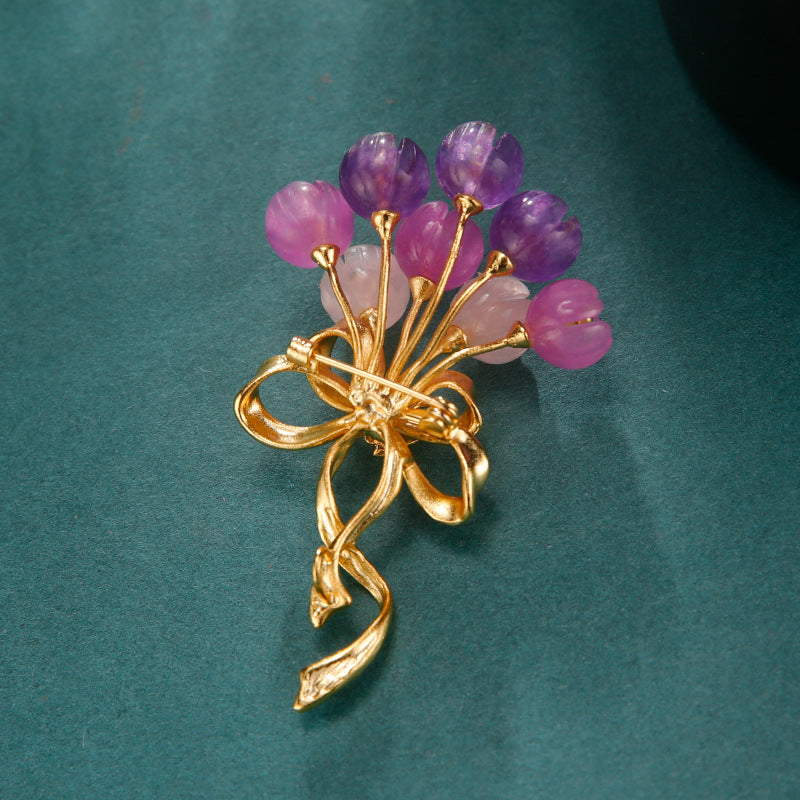 Luminous Bouquet Brooch