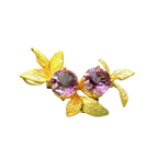 Purple Phlox Brooch