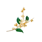 Osmanthus Branch Brooch