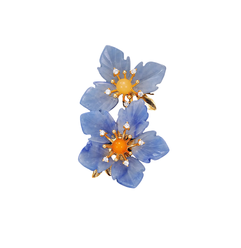 Forget-Me-Not Brooch