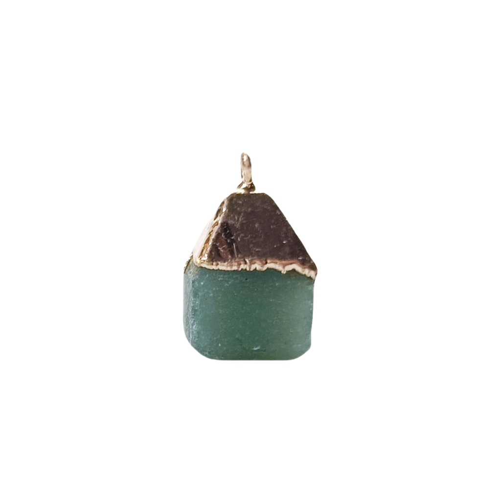 12 Zodiac Natural Gemstone Square Pendant(3 type)