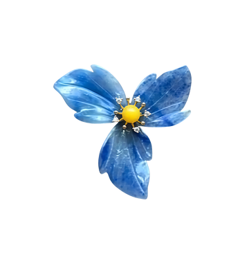 Mountain Orchid Brooch