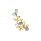 Aquamarine Branch & Berry Brooch
