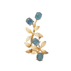 Aquamarine Branch & Berry Brooch