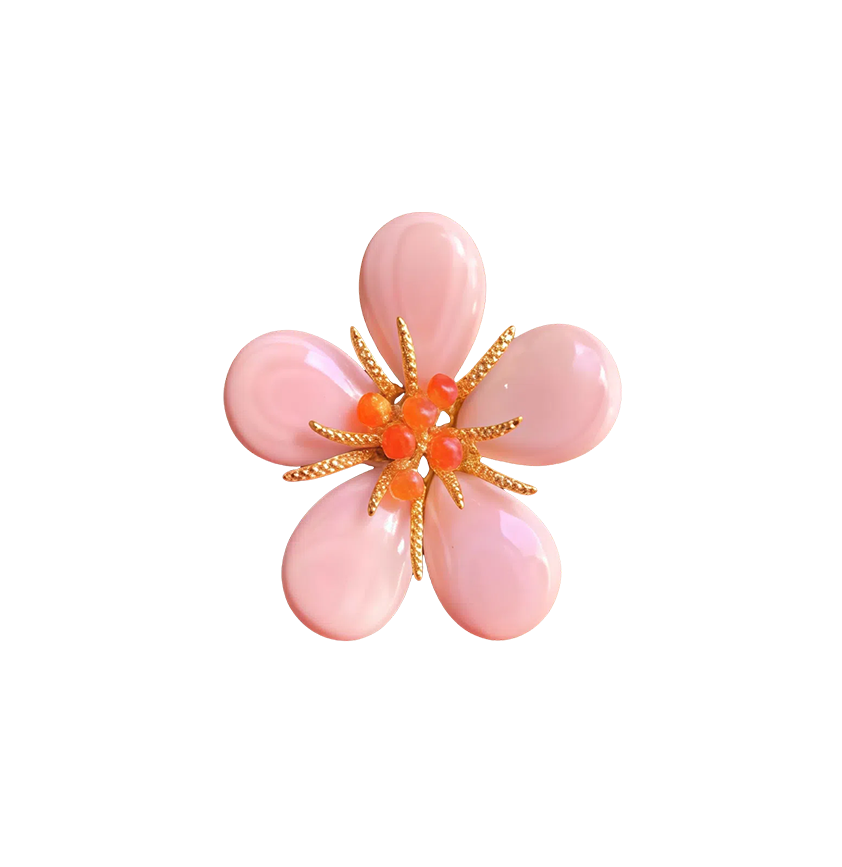 Peach Blossom Brooch
