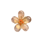 Translucent Peach Blossom Brooch
