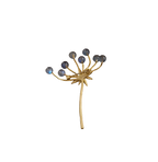 Glimmering Dandelion Brooch