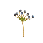 Glimmering Dandelion Brooch
