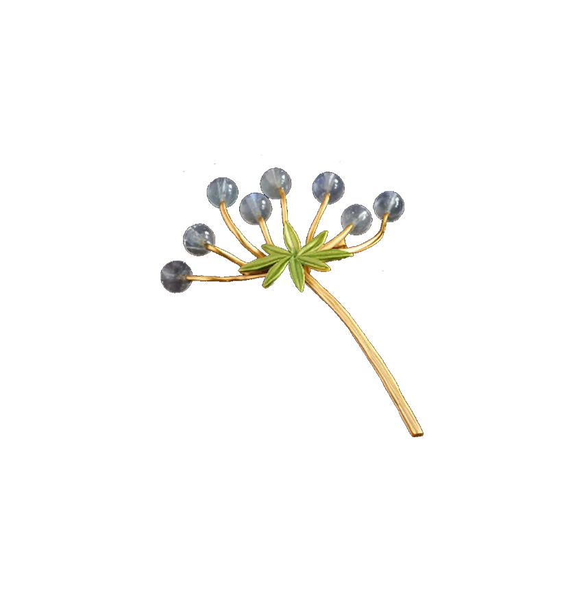 Glimmering Dandelion Brooch