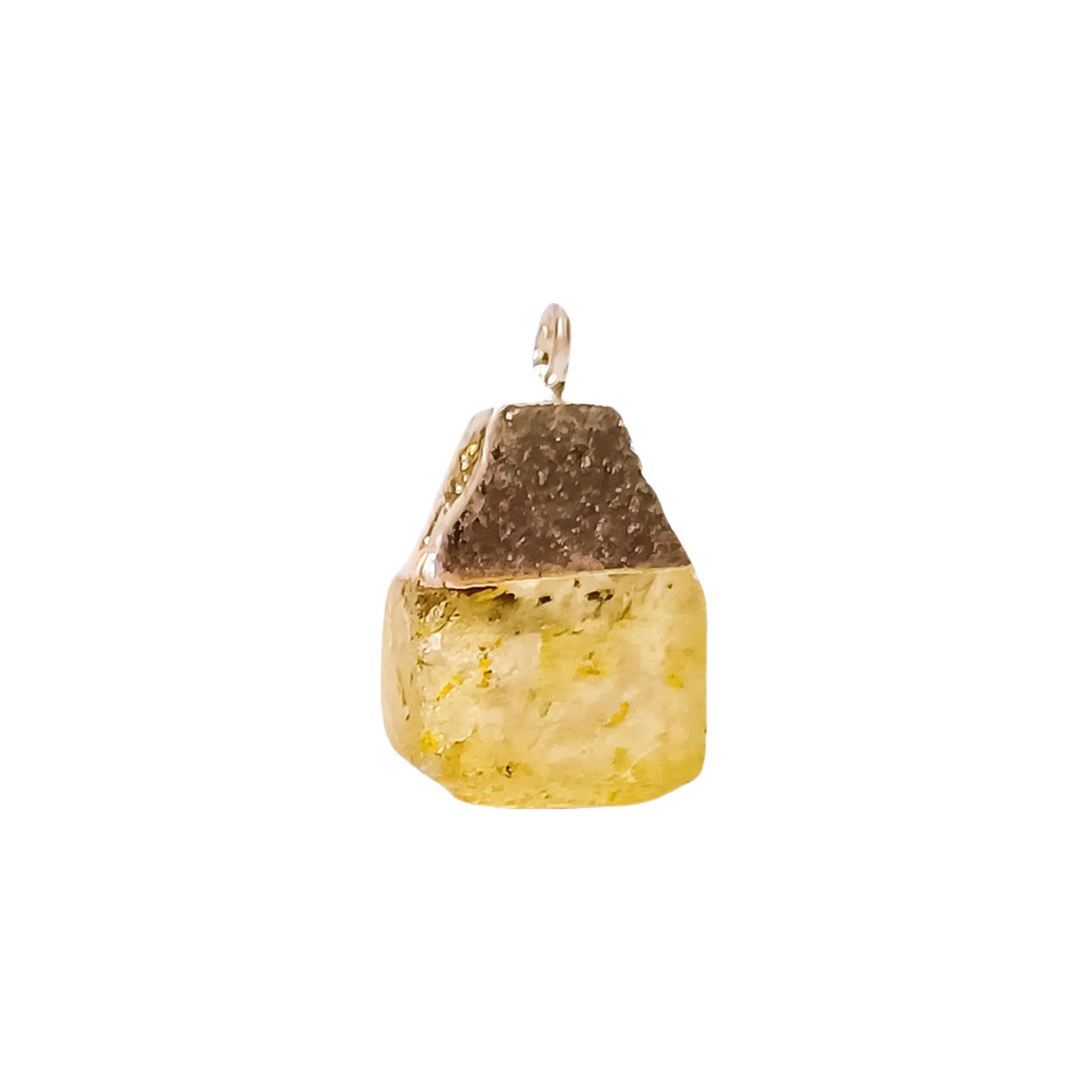 12 Zodiac Natural Gemstone Square Pendant(3 type)