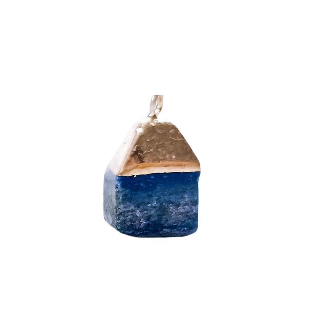 12 Zodiac Natural Gemstone Square Pendant(3 type)