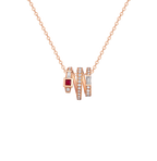 18K Gold Diamond Serpent's Metamorphosis Pendant - BYRDSTRÖM JEWELRY