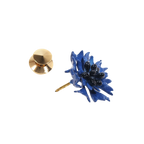 Enamel Blue Cornflower Brooch