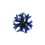 Enamel Blue Cornflower Brooch