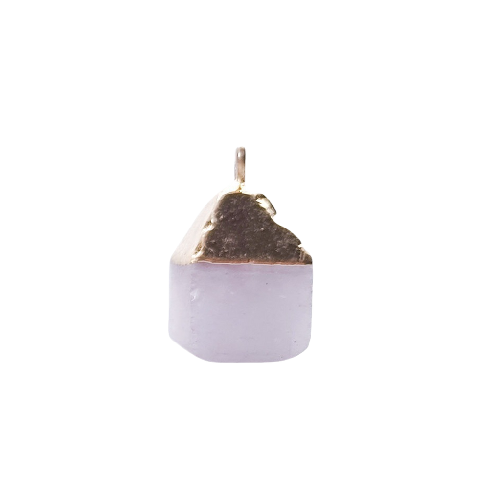 12 Zodiac Natural Gemstone Square Pendant(3 type)