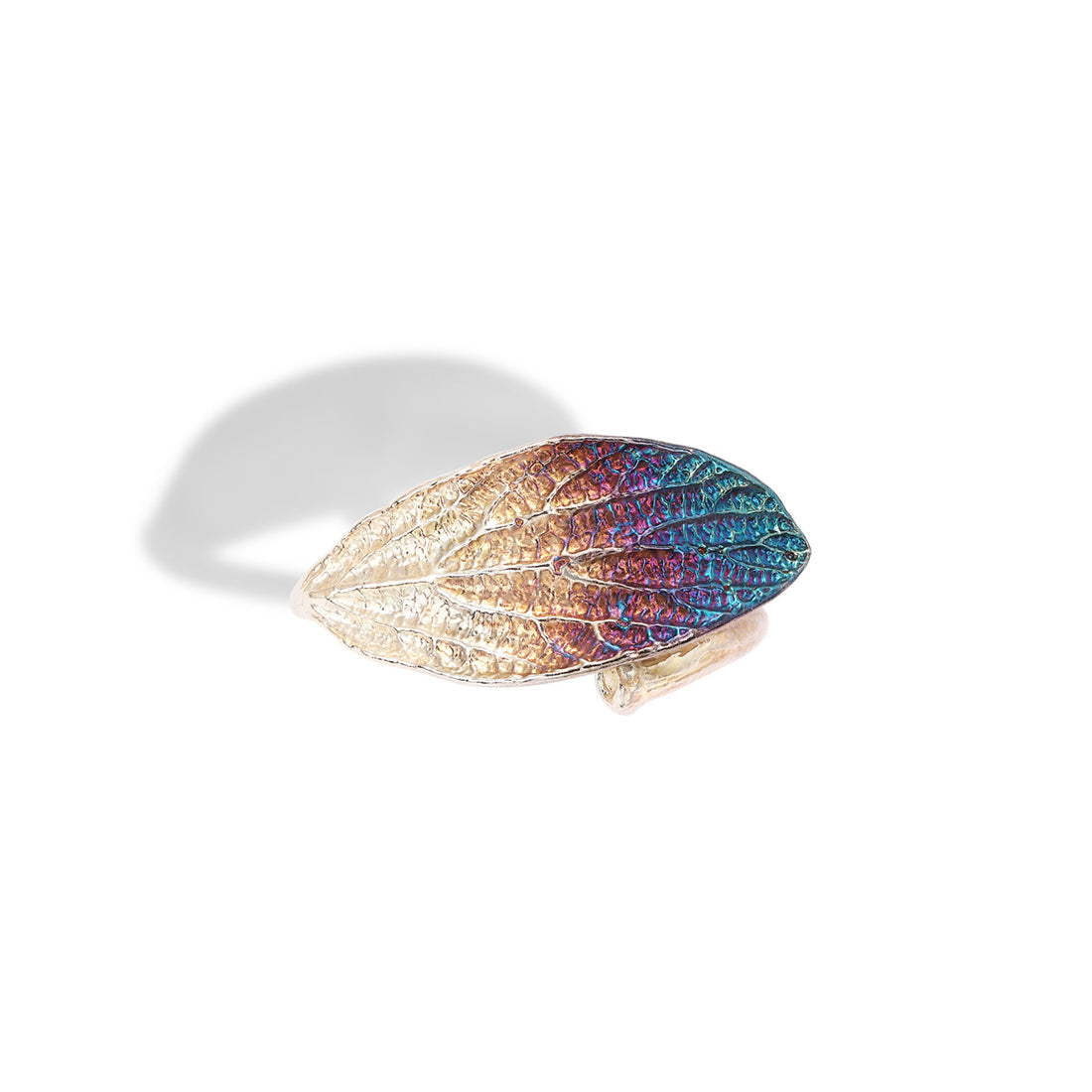 Silver Leaf Ring